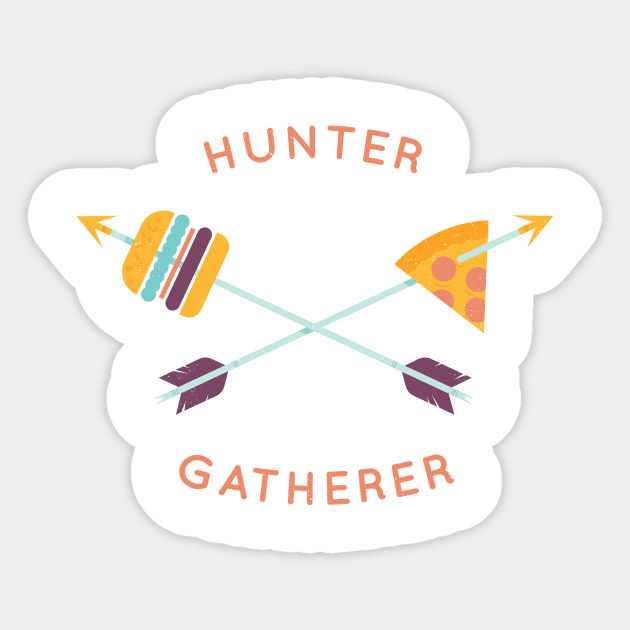 Hunter Gatherer Sticker by wharton